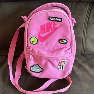 Nike Kids Pink Patch Crossbody Bag